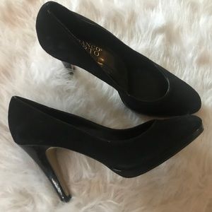 Franco Sarto Suede Pumps